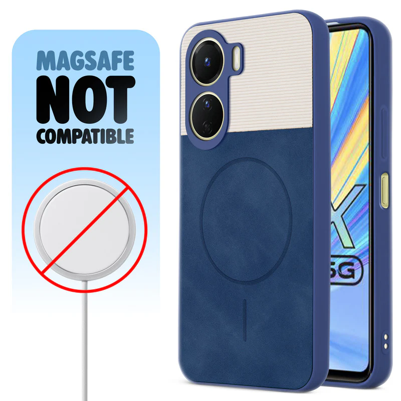 Hybrid PU Leather Matte Cover for Vivo T2x 5G - Image 10