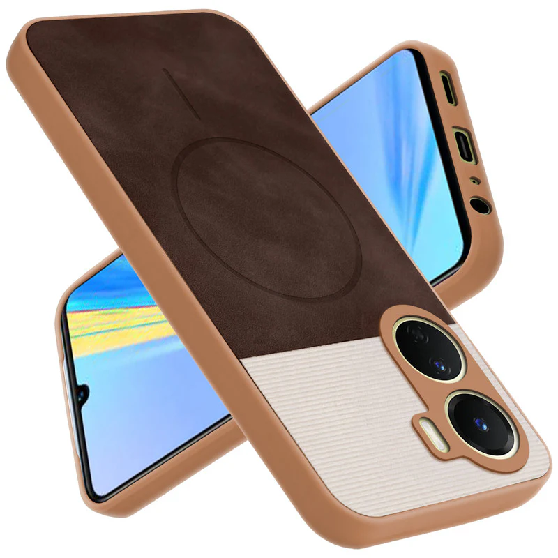 Hybrid PU Leather Matte Cover for Vivo T2x 5G - Image 27