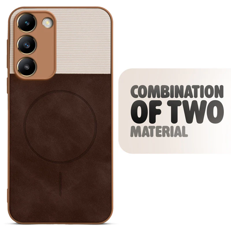 Hybrid PU Leather Matte Cover for Vivo T3 5G - Image 22
