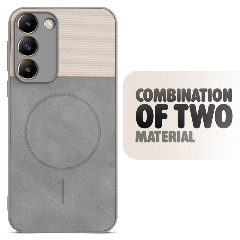Hybrid PU Leather Matte Cover for Vivo T3 5G - Image 28