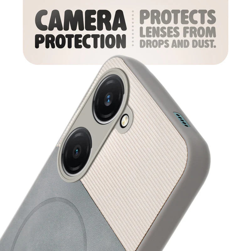 Hybrid PU Leather Matte Cover for Vivo T3 lite 5G - Image 33