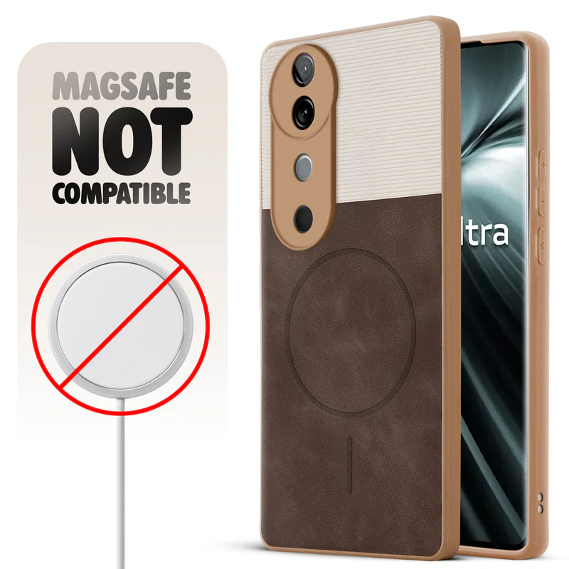 Hybrid PU Leather Matte Cover for Vivo T3 Ultra 5G - Image 21