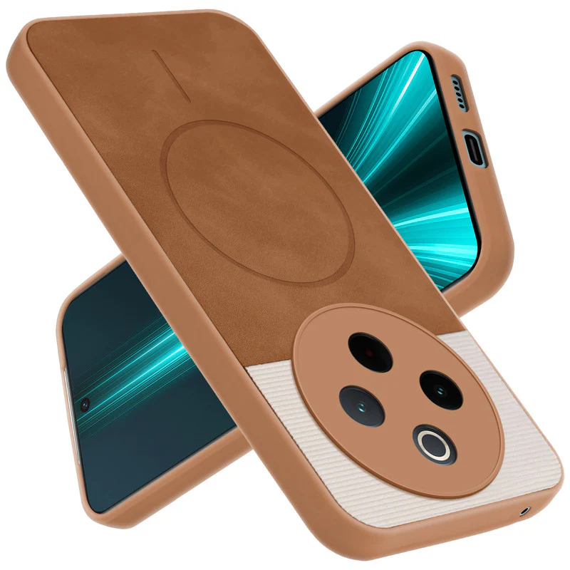 Hybrid PU Leather Matte Cover for Vivo T4 5G - Image 20