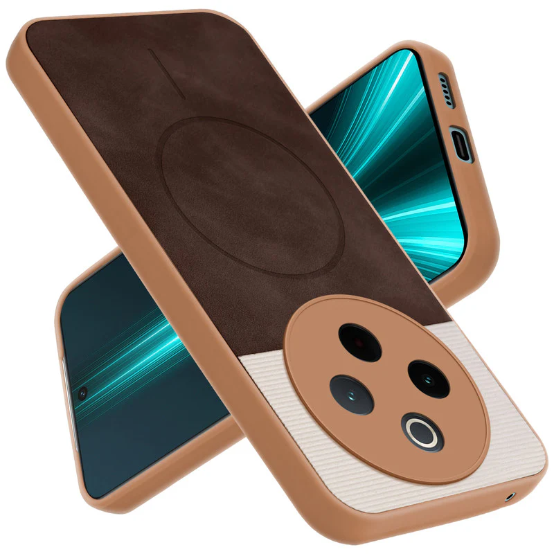Hybrid PU Leather Matte Cover for Vivo T4 5G - Image 27