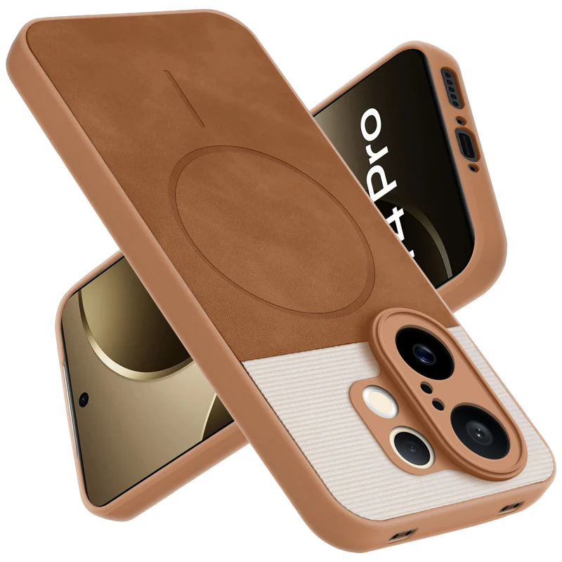 Hybrid PU Leather Matte Cover for Vivo T4 Pro 5G - Image 18