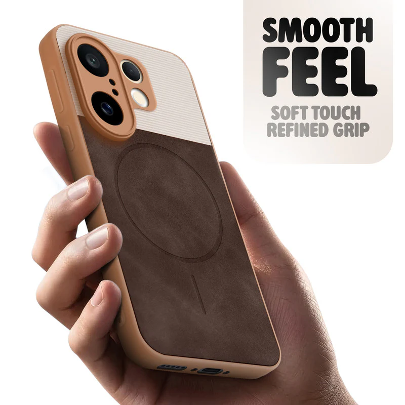 Hybrid PU Leather Matte Cover for Vivo T4 Pro 5G - Image 20