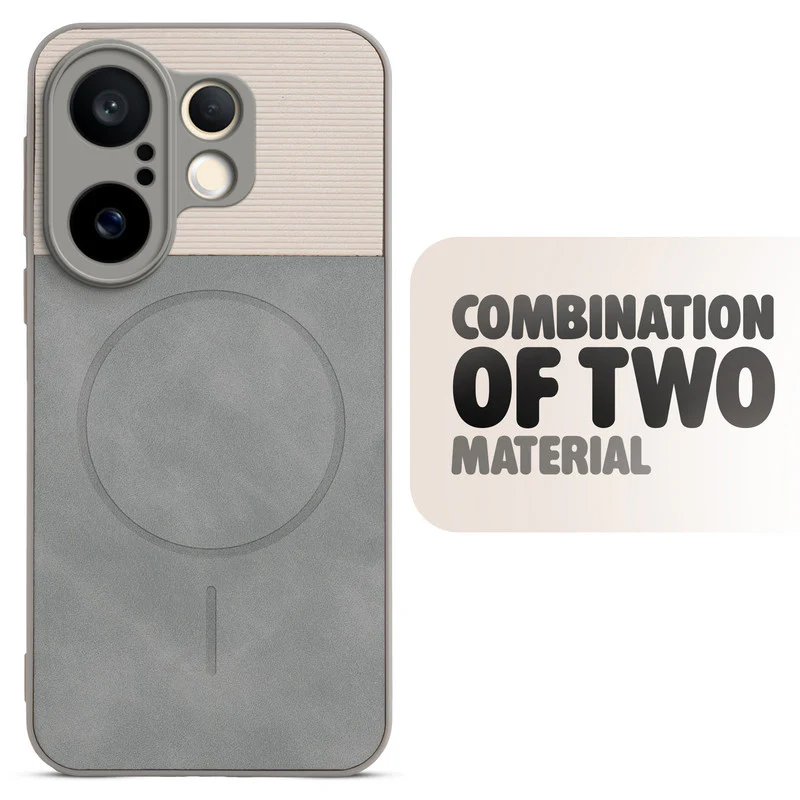 Hybrid PU Leather Matte Cover for Vivo T4 Pro 5G - Image 28