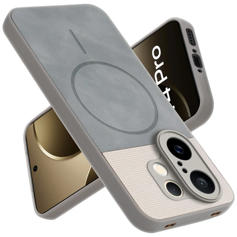 Hybrid PU Leather Matte Cover for Vivo T4 Pro 5G - Image 30