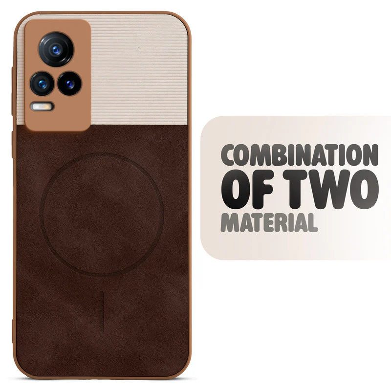 Hybrid PU Leather Matte Cover for Vivo V21e - Image 22