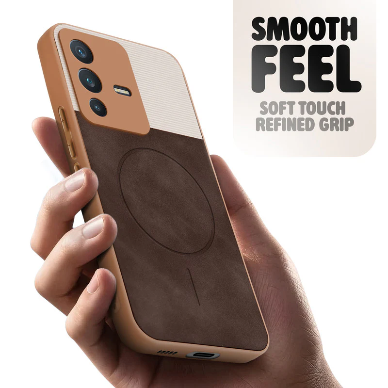Hybrid PU Leather Matte Cover for Vivo V23 5G - Image 20