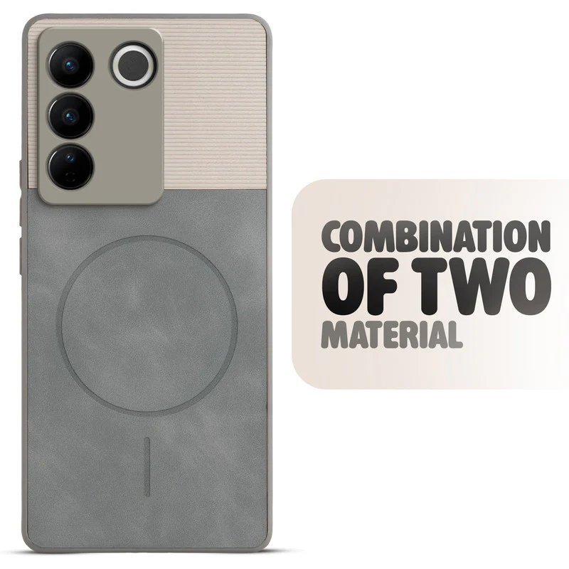 Hybrid PU Leather Matte Cover for Vivo V27 Pro 5G - Image 28