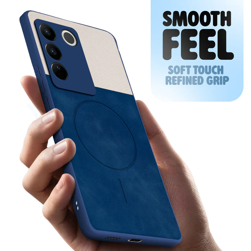 Hybrid PU Leather Matte Cover for Vivo V27 Pro 5G - Image 8