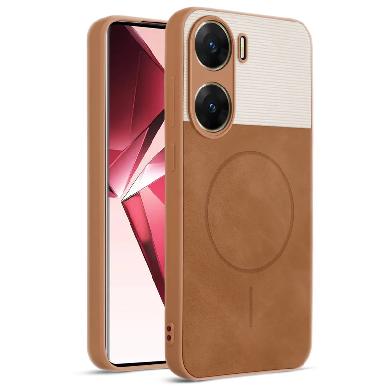 Hybrid PU Leather Matte Cover for Vivo V29e 5G - Image 21