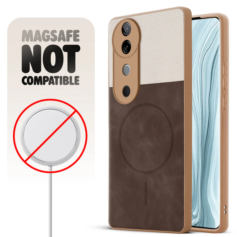 Hybrid PU Leather Matte Cover for Vivo V40 5G - Image 21