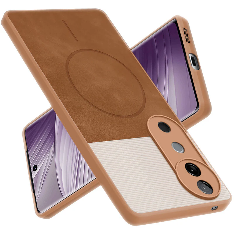 Hybrid PU Leather Matte Cover for Vivo V40 Pro 5G - Image 18