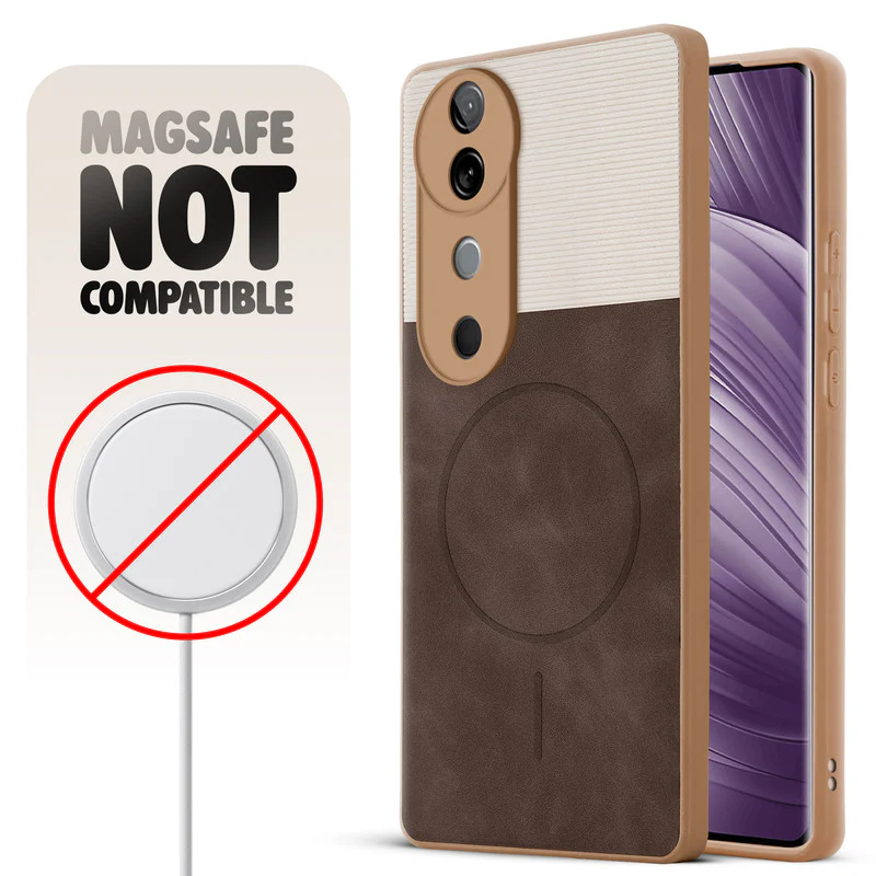 Hybrid PU Leather Matte Cover for Vivo V40 Pro 5G - Image 21