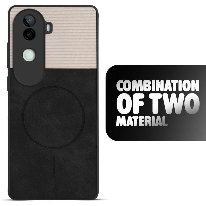 Hybrid PU Leather Matte Cover for Vivo V40e 5G - Image 4