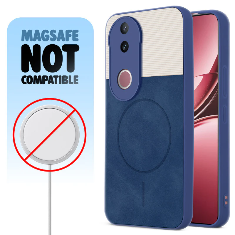 Hybrid PU Leather Matte Cover for Vivo V50e 5G - Image 10