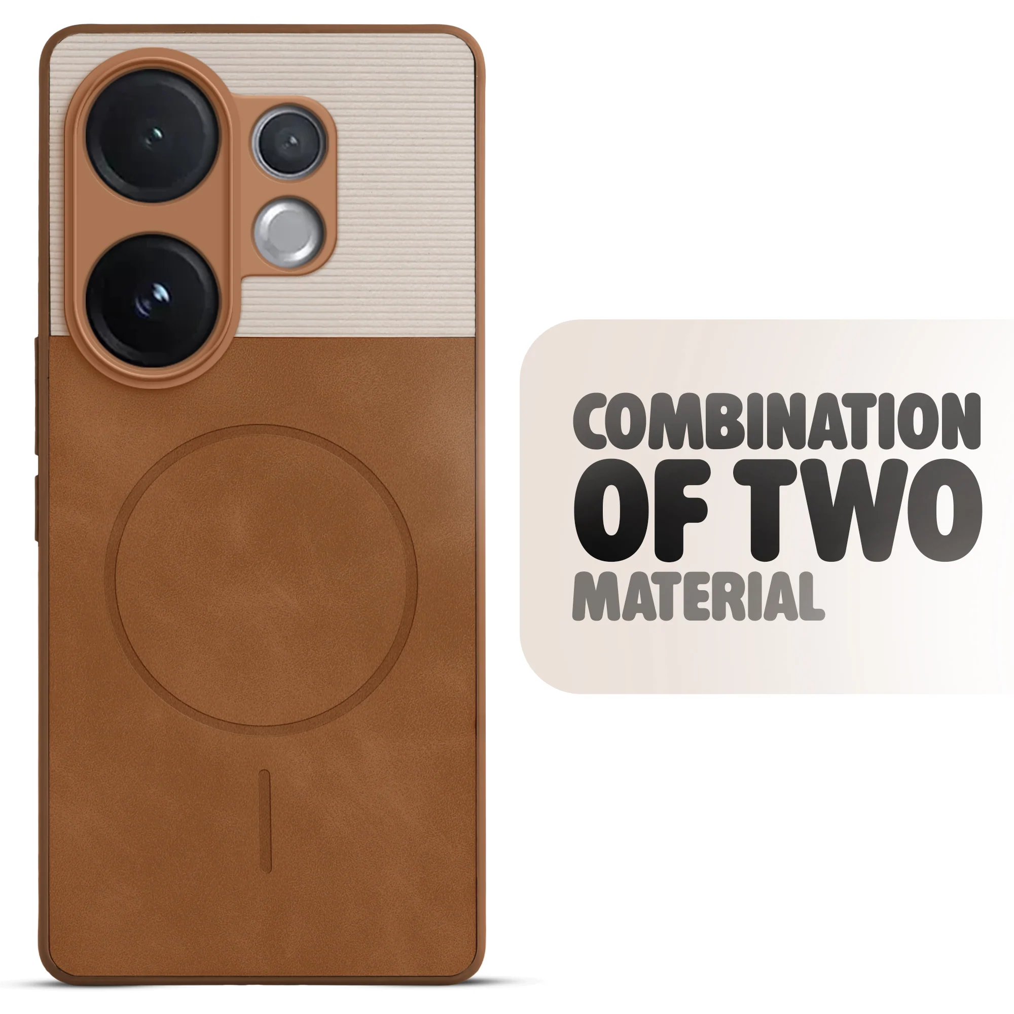 Hybrid PU Leather Matte Cover for Vivo V60 5G - Image 16