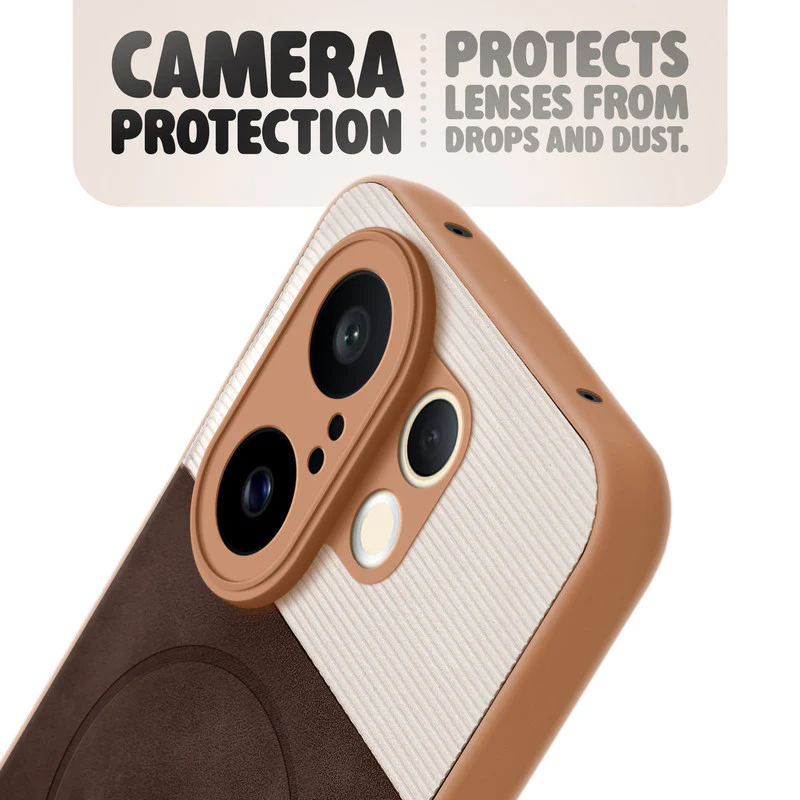 Hybrid PU Leather Matte Cover for Vivo X200 FE 5G - Image 23