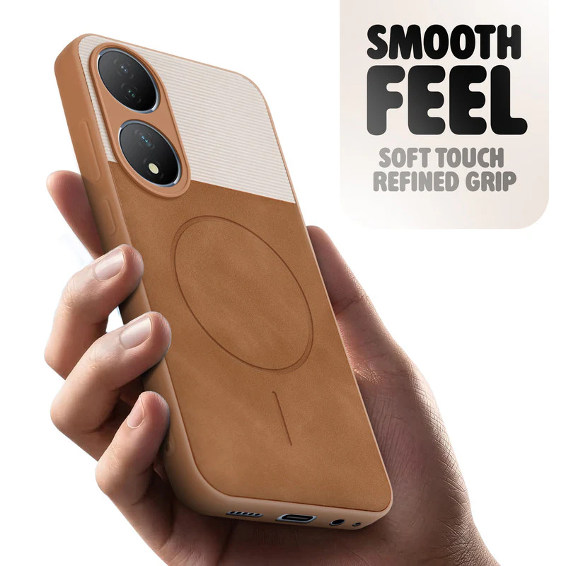 Hybrid PU Leather Matte Cover for Vivo Y100 - Image 15