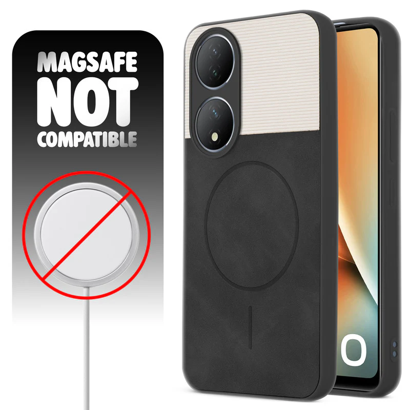 Hybrid PU Leather Matte Cover for Vivo Y100 - Image 3