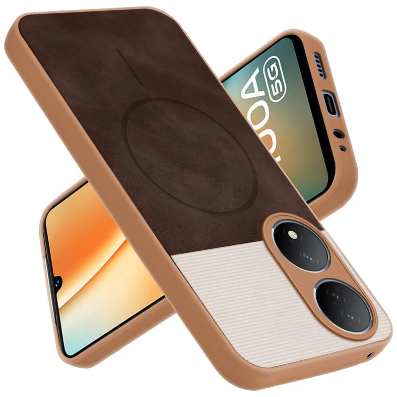 Hybrid PU Leather Matte Cover for Vivo Y100A 5G - Image 25