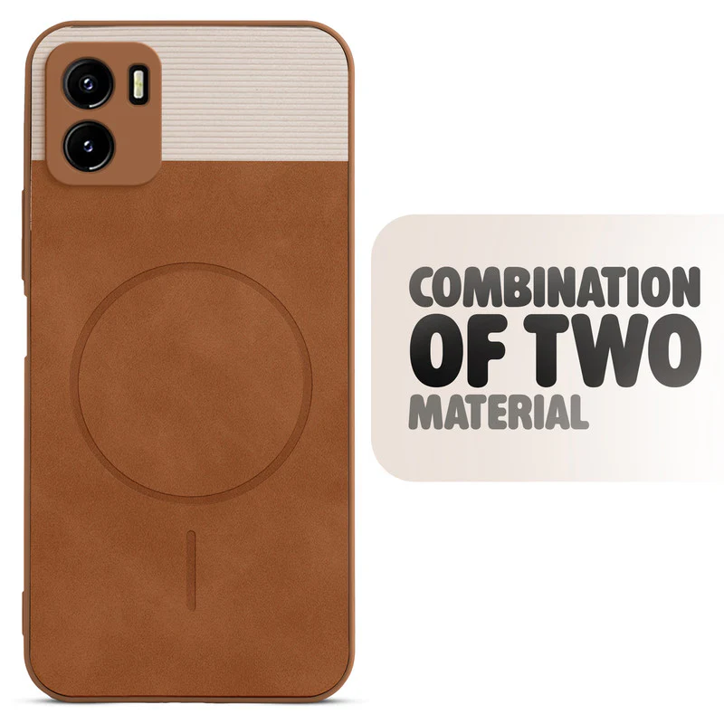 Hybrid PU Leather Matte Cover for Vivo Y15S - Image 15