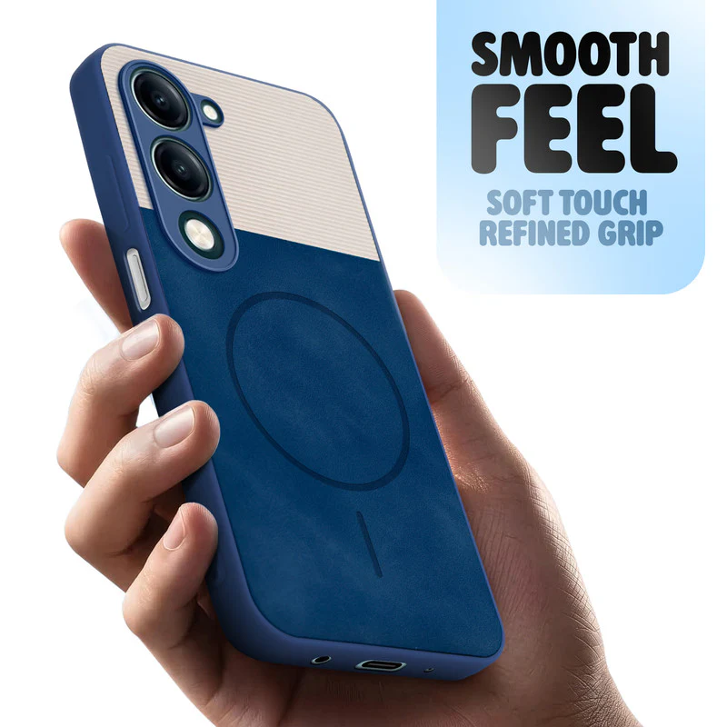 Hybrid PU Leather Matte Cover for Vivo Y19e - Image 7