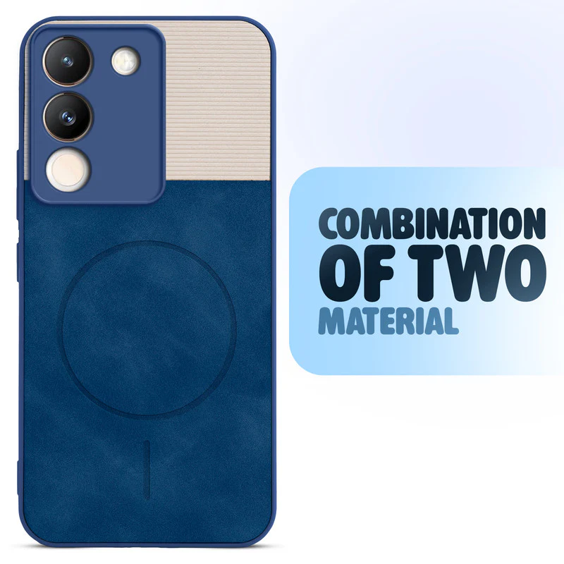 Hybrid PU Leather Matte Cover for Vivo Y200 5G - Image 11