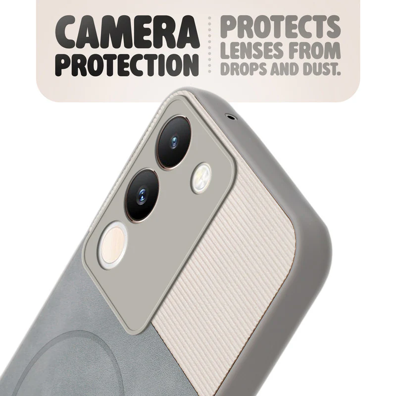 Hybrid PU Leather Matte Cover for Vivo Y200 5G - Image 33