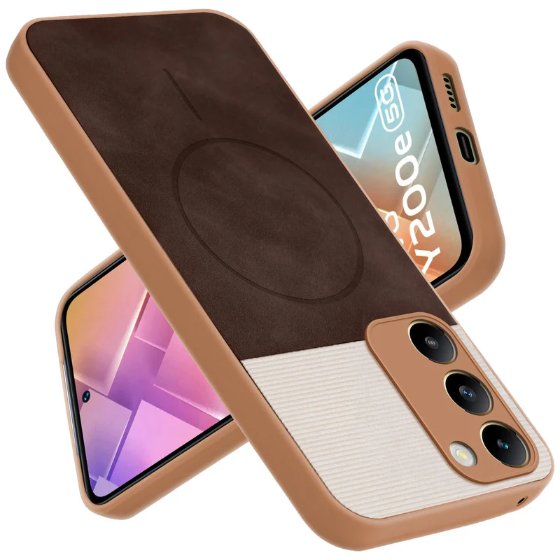 Hybrid PU Leather Matte Cover for Vivo Y200e 5G - Image 27