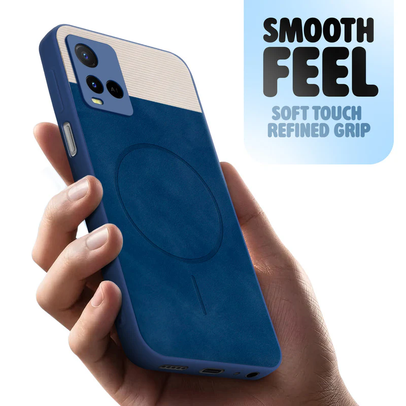 Hybrid PU Leather Matte Cover for Vivo Y21 - Image 8