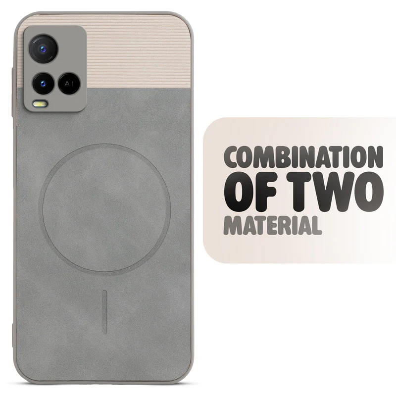 Hybrid PU Leather Matte Cover for Vivo Y21A - Image 28