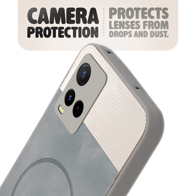 Hybrid PU Leather Matte Cover for Vivo Y21A - Image 29