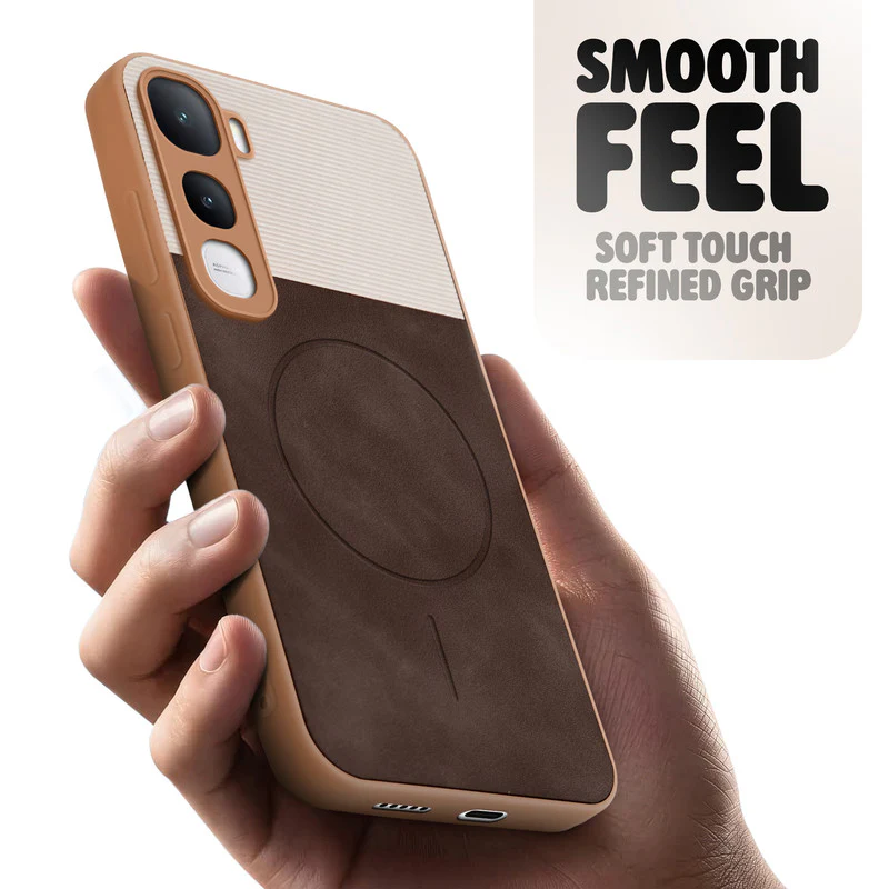Hybrid PU Leather Matte Cover for Vivo Y400 5G - Image 20