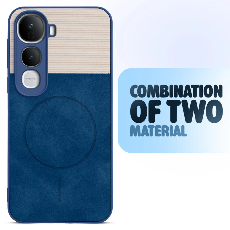 Hybrid PU Leather Matte Cover for Vivo Y400 Pro 5G - Image 11
