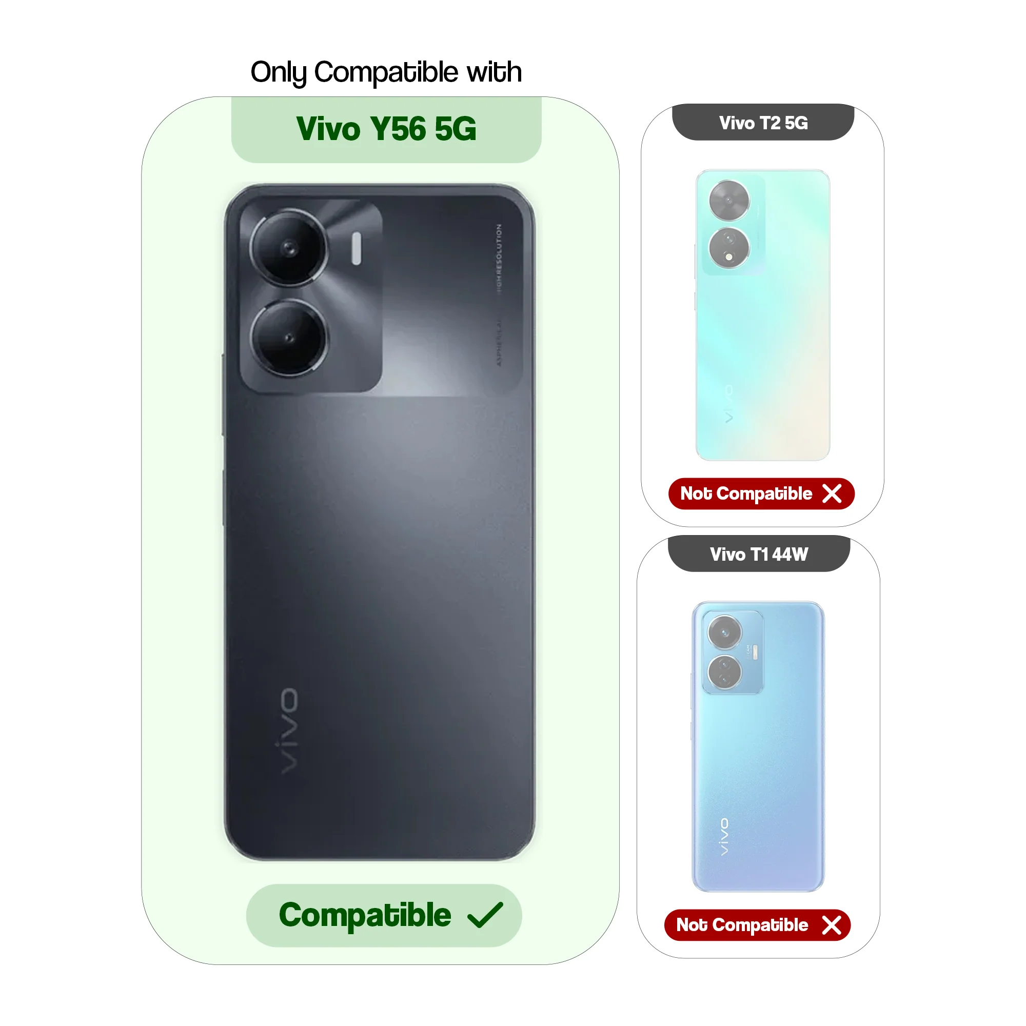 Hybrid PU Leather Matte Cover for Vivo Y56 5G - Image 9