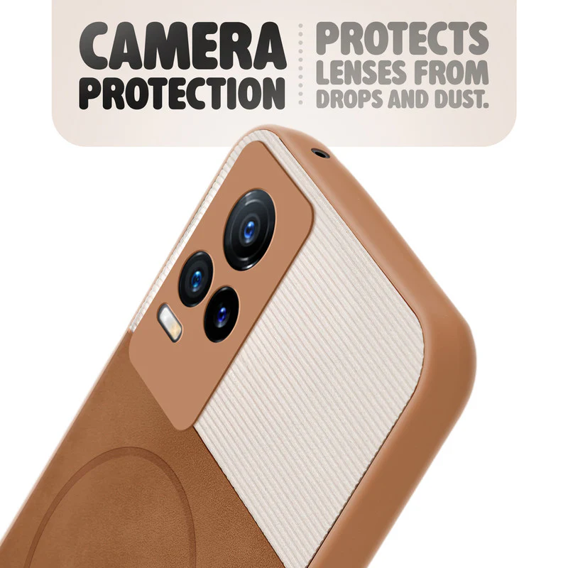 Hybrid PU Leather Matte Cover for Vivo Y73 - Image 17