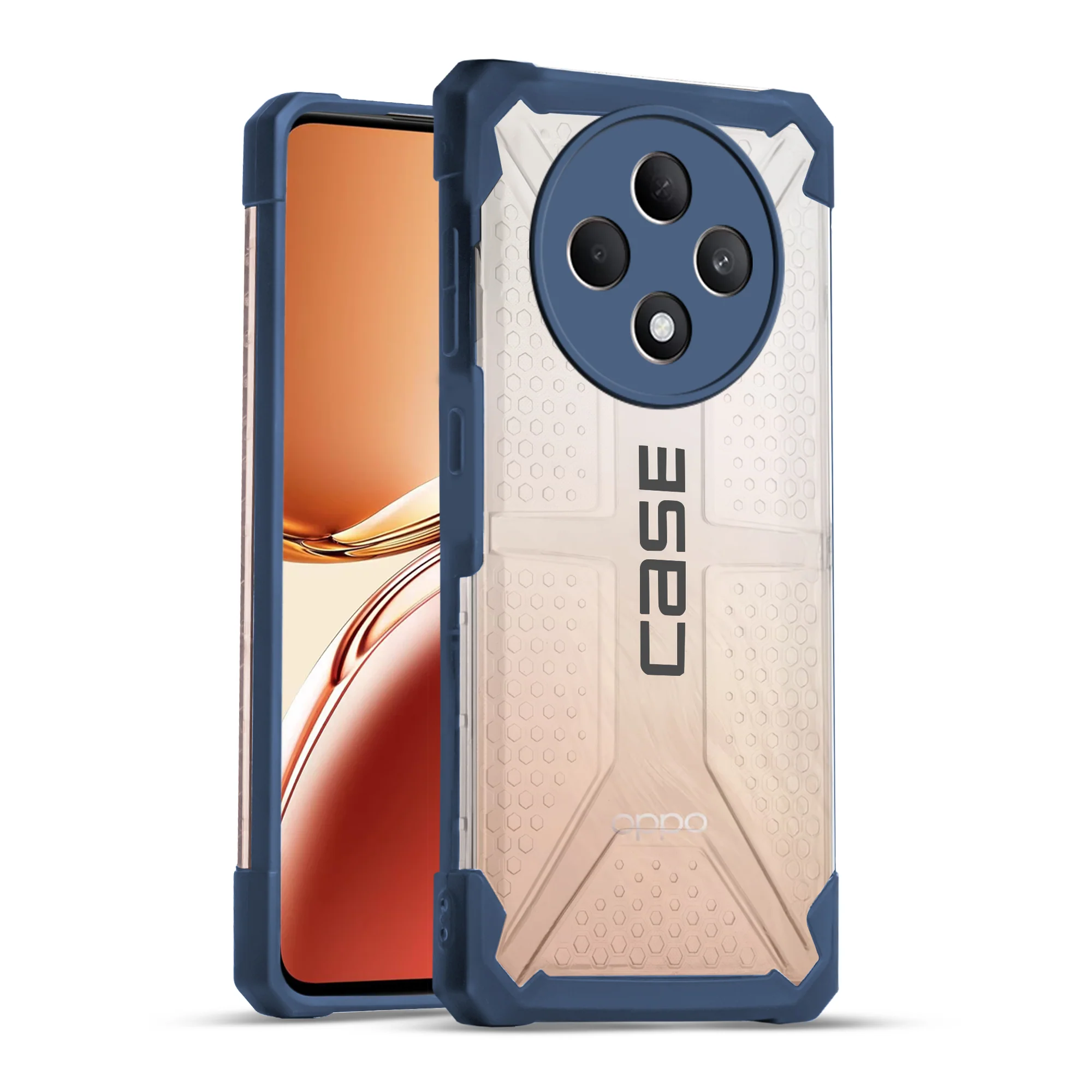 Impact-Resistant Frosty Case with Dual-Layer Protection Back Case For Oppo F27 5G - Image 9