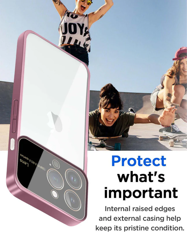 Lens Camera Protection Chrome Case For Apple iPhone 13 Pro - Image 18