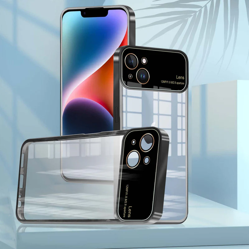 Lens Camera Protection Chrome Case For Apple iPhone 14 - Image 3
