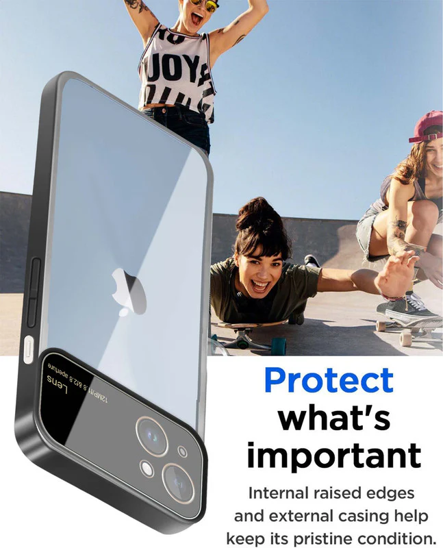 Lens Camera Protection Chrome Case For Apple iPhone 14 - Image 6
