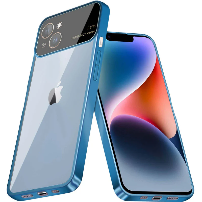 Lens Camera Protection Chrome Case For Apple iPhone 14 - Image 8