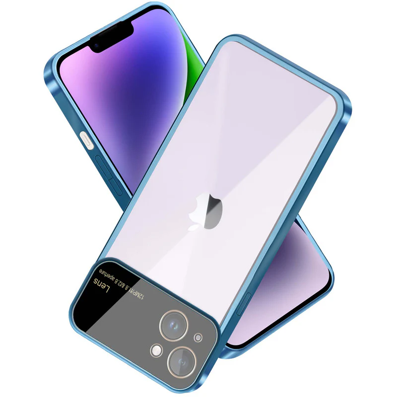 Lens Camera Protection Chrome Case For Apple iPhone 14 Plus - Image 10