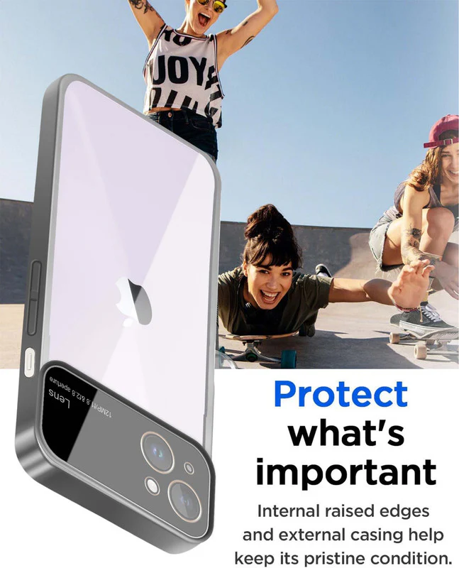 Lens Camera Protection Chrome Case For Apple iPhone 14 Plus - Image 24