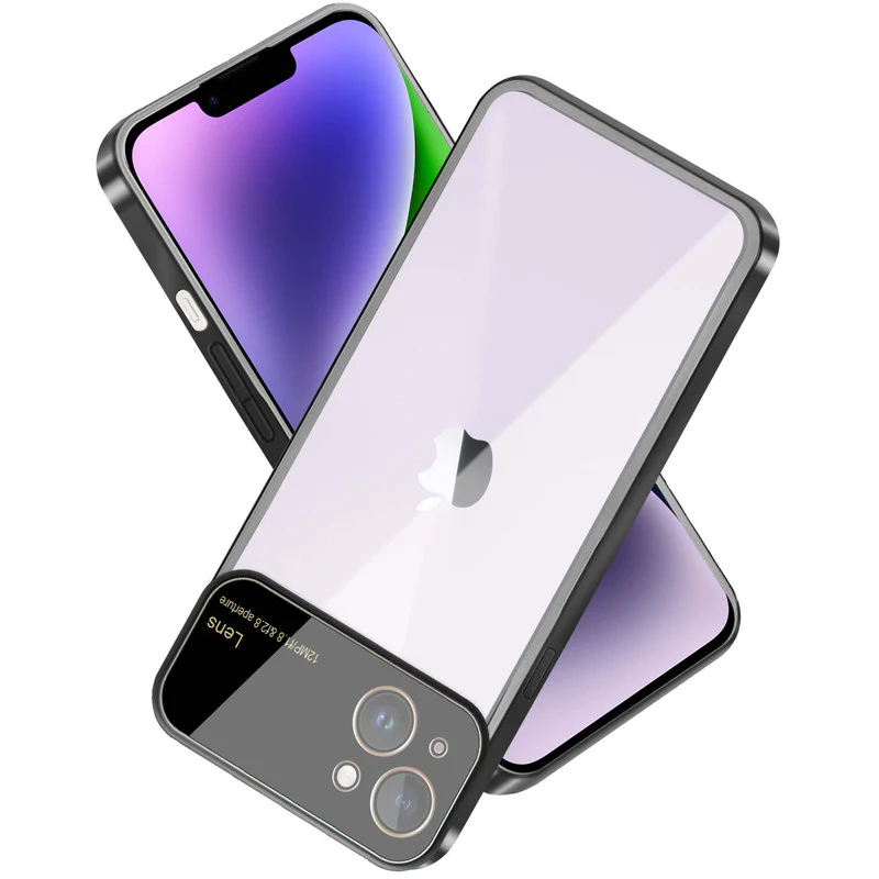Lens Camera Protection Chrome Case For Apple iPhone 14 Plus - Image 4