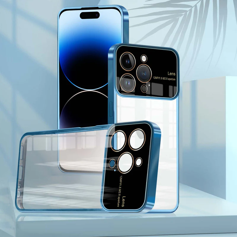 Lens Camera Protection Chrome Case For Apple iPhone 14 Pro - Image 8