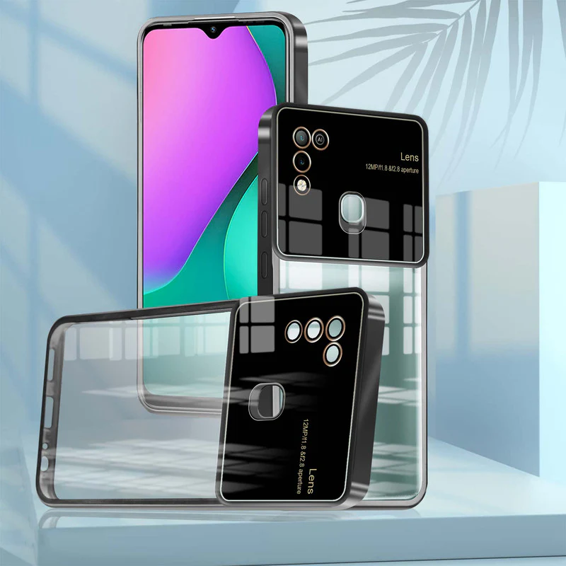 Lens Camera Protection Chrome Case For Infinix Hot 10 Play - Image 3