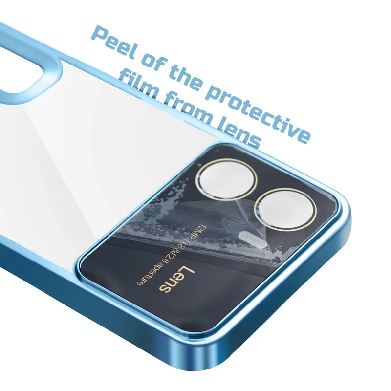 Lens Camera Protection Chrome Case For Realme C55 - Image 12